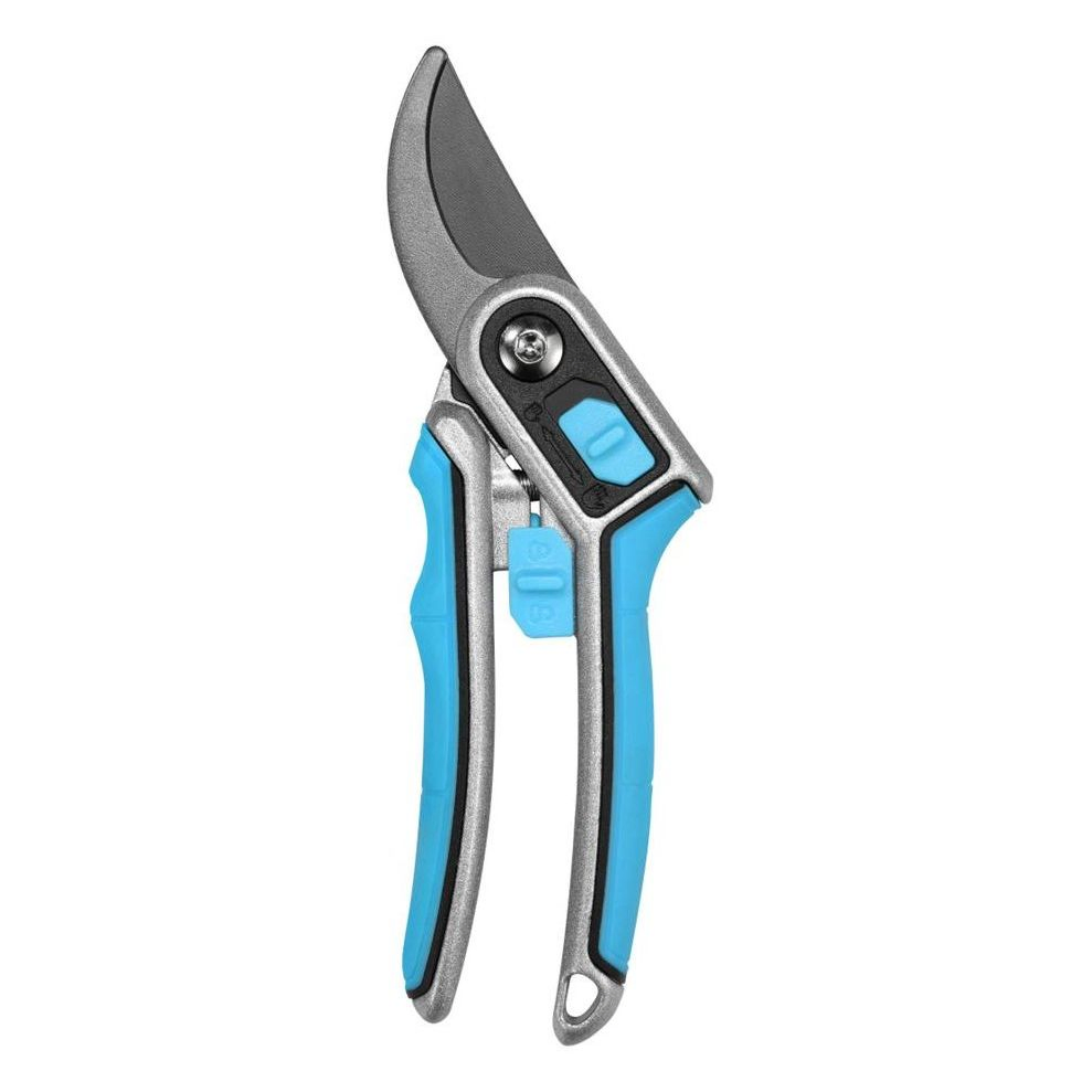 Tijeras de podar de aluminio de alta resistencia con mango profesional para un corte sin esfuerzo