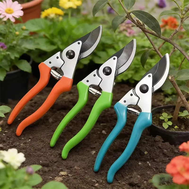 Sk5 Bypass y tijeras de podar para diestros para recortar en el jardín