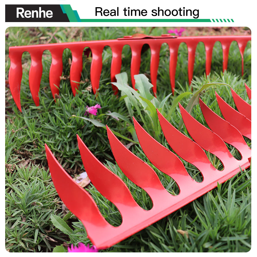 Herramientas de Jardín de Granel 14 Rastrillos de Dientes Torcidos Rastrillos de Metal para Jardín