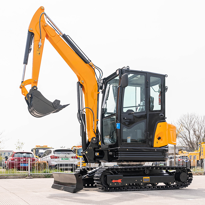 Excavadora mini asequible pequeña de conducción hidráulica de bajo precio de China Se10
