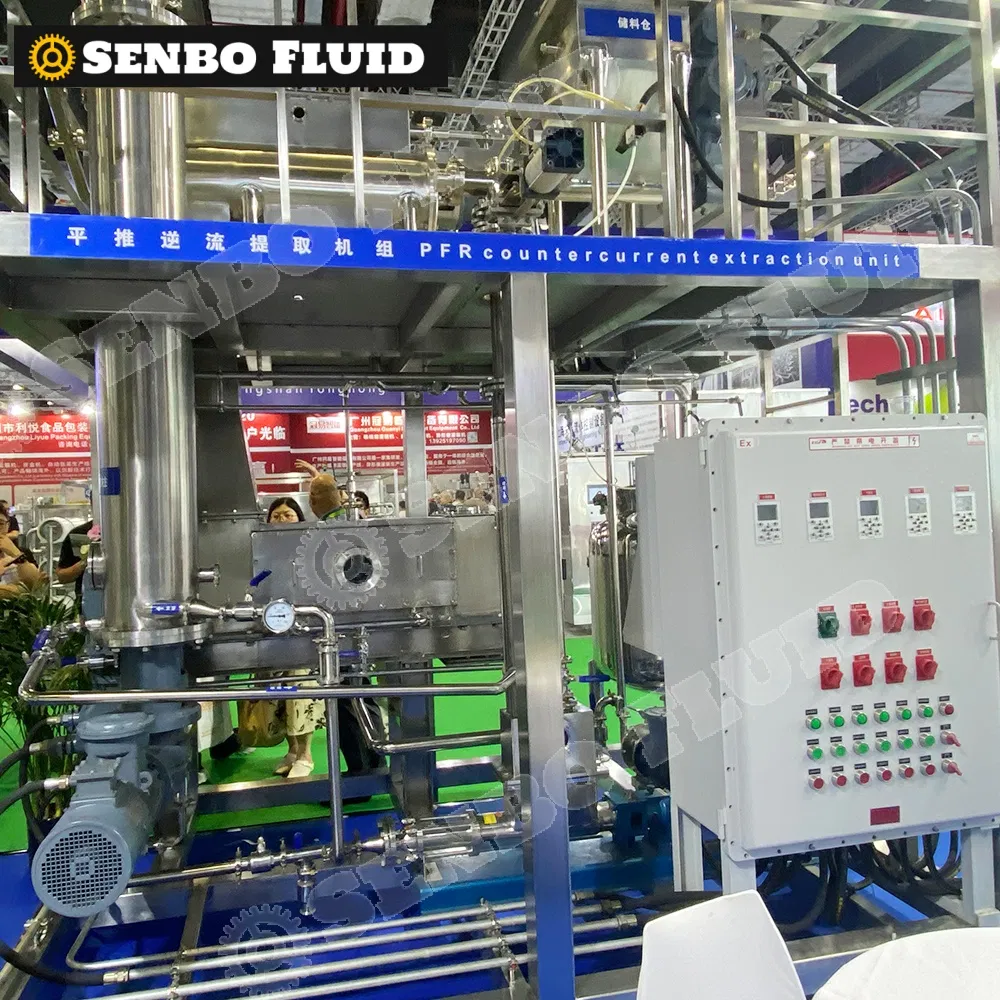 Industrial Horizontal Plug Flow Countercurrent Extractor Pfr Continuous Solvent Extraction System