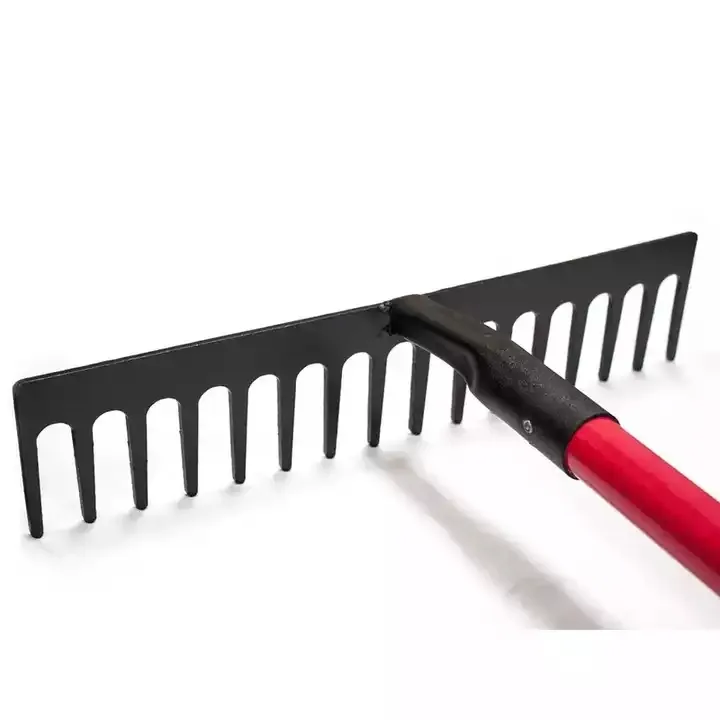 Herramientas de Jardinería de Acero Accesorios Pequeño Cultivador de Mano Rastrillo 12 Rastrillo de Jardín de 3 Púas