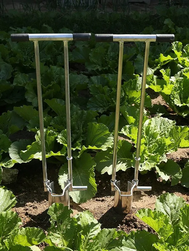 Ym-D7.5 Transplantador de Acero Inoxidable y Herramienta de Trasplante para Plántulas Recientemente Desenterradas