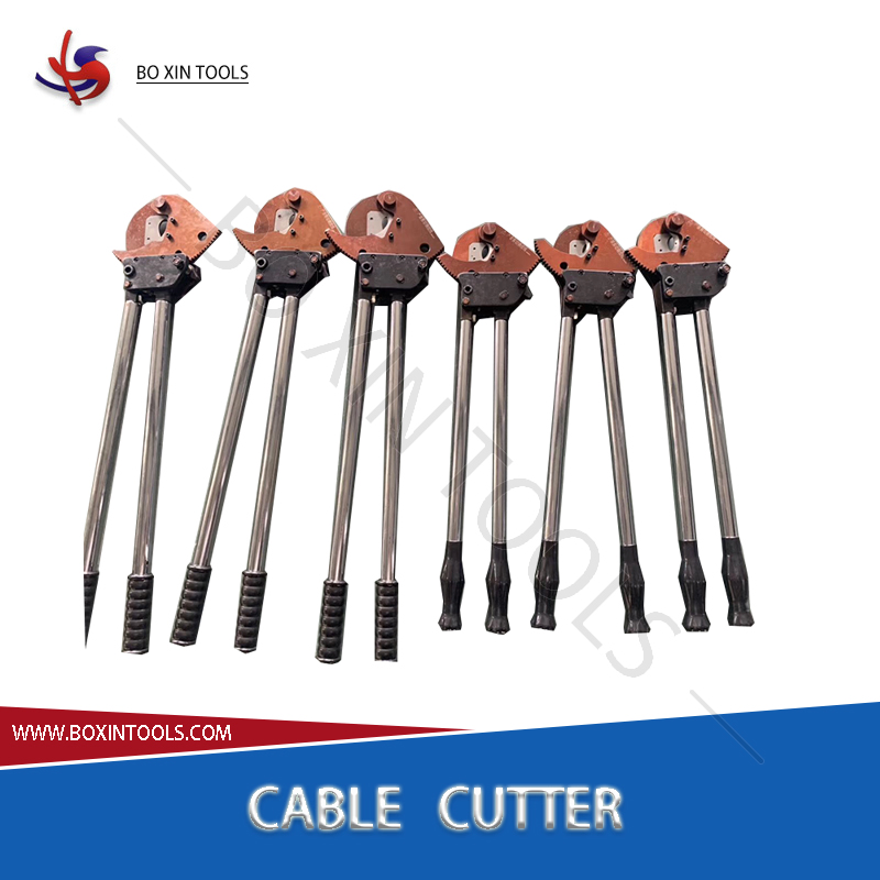 Cortador de cable de Cu/Al con mangos telescópicos Herramientas manuales para pelar y cortar cables Alicate