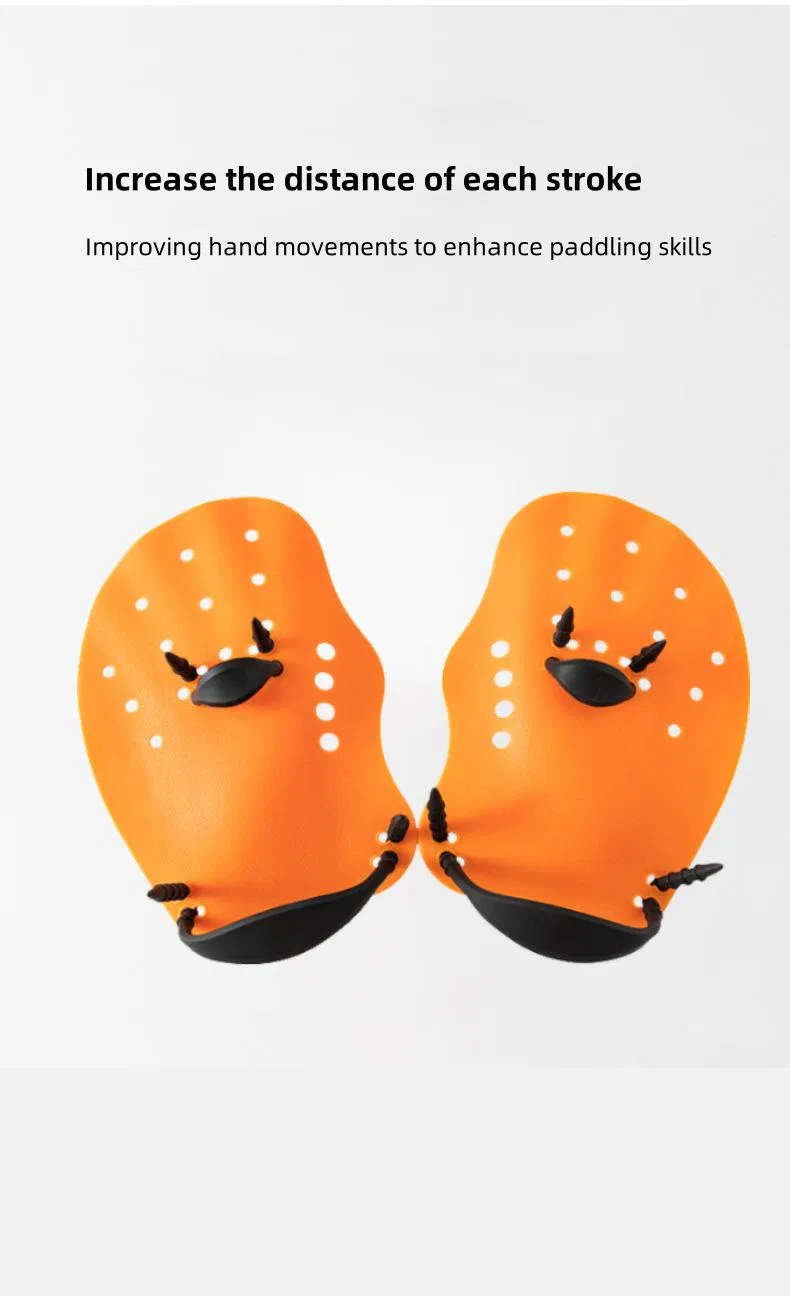 Gloffie Profesional Ajustable Diseño Óptimo de Silicona para Todos los Nadadores Palas de Natación