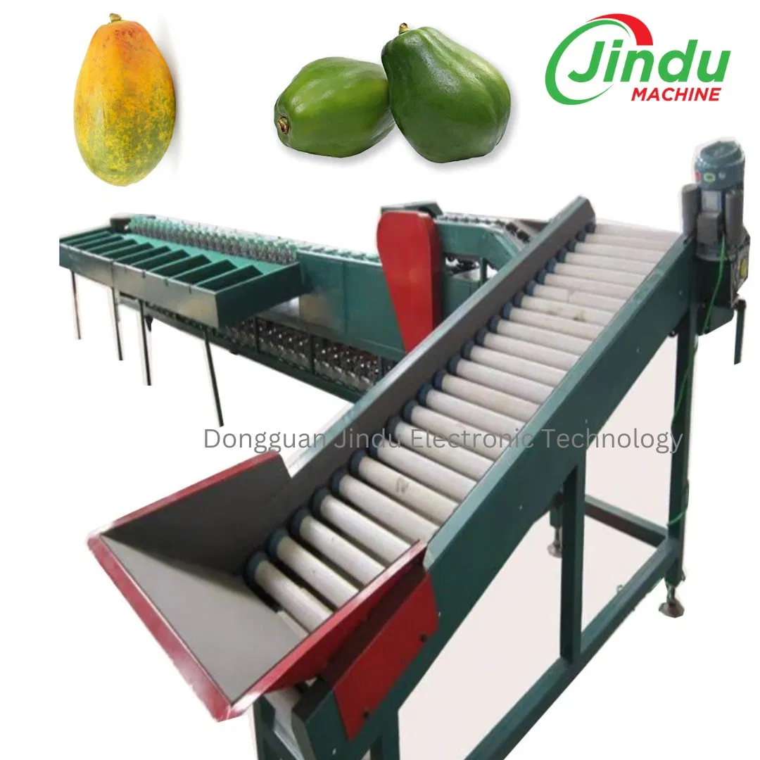 Máquina de clasificación de mangos Clasificar por peso Procesamiento de frutas Empaque