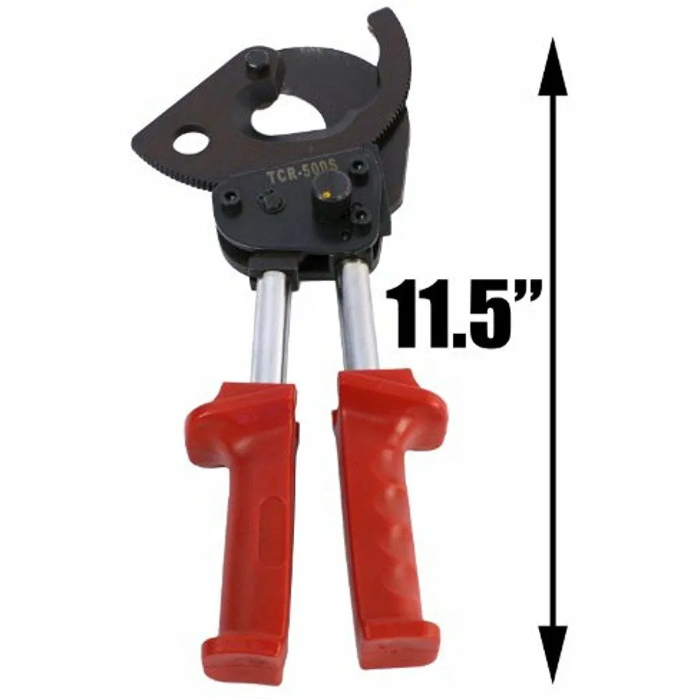 Cortador de cable con mango telescópico y trinquete 500mm2