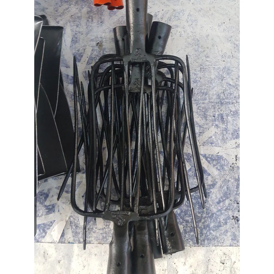 Tenedor de acero al carbono herramienta manual agrícola tenedor de jardín