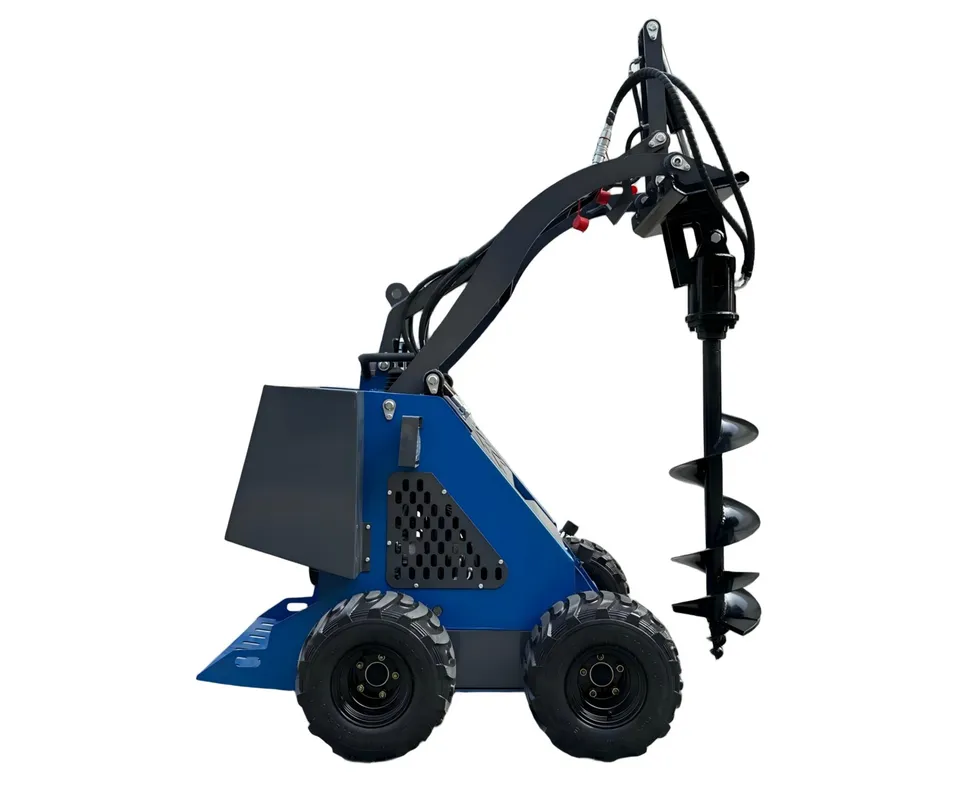 Cargadora de ruedas mini skid steer duradera Bdw14 para renovación de plaza comercial