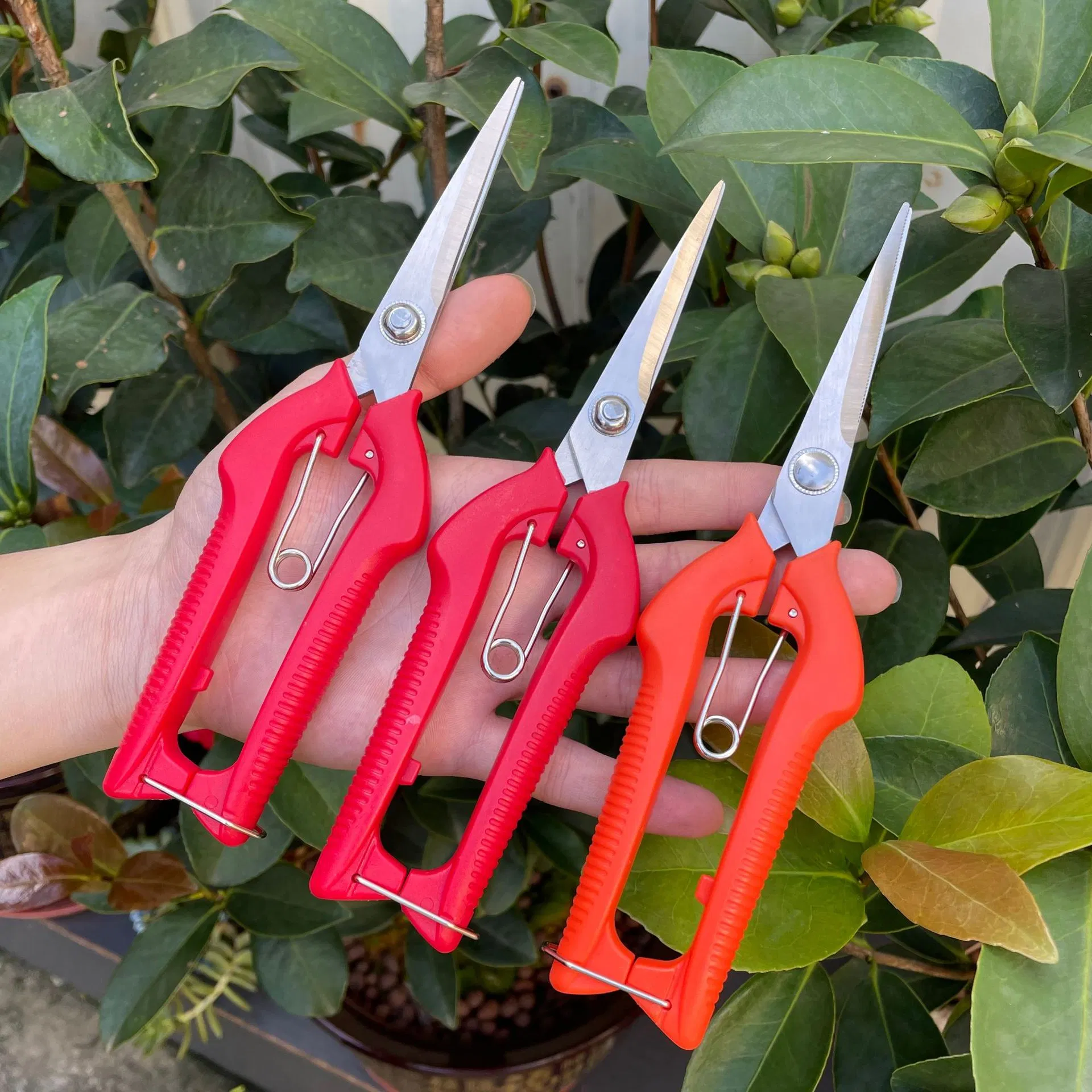Tijeras de podar manuales profesionales de acero de alta calidad Sk5 para agricultura