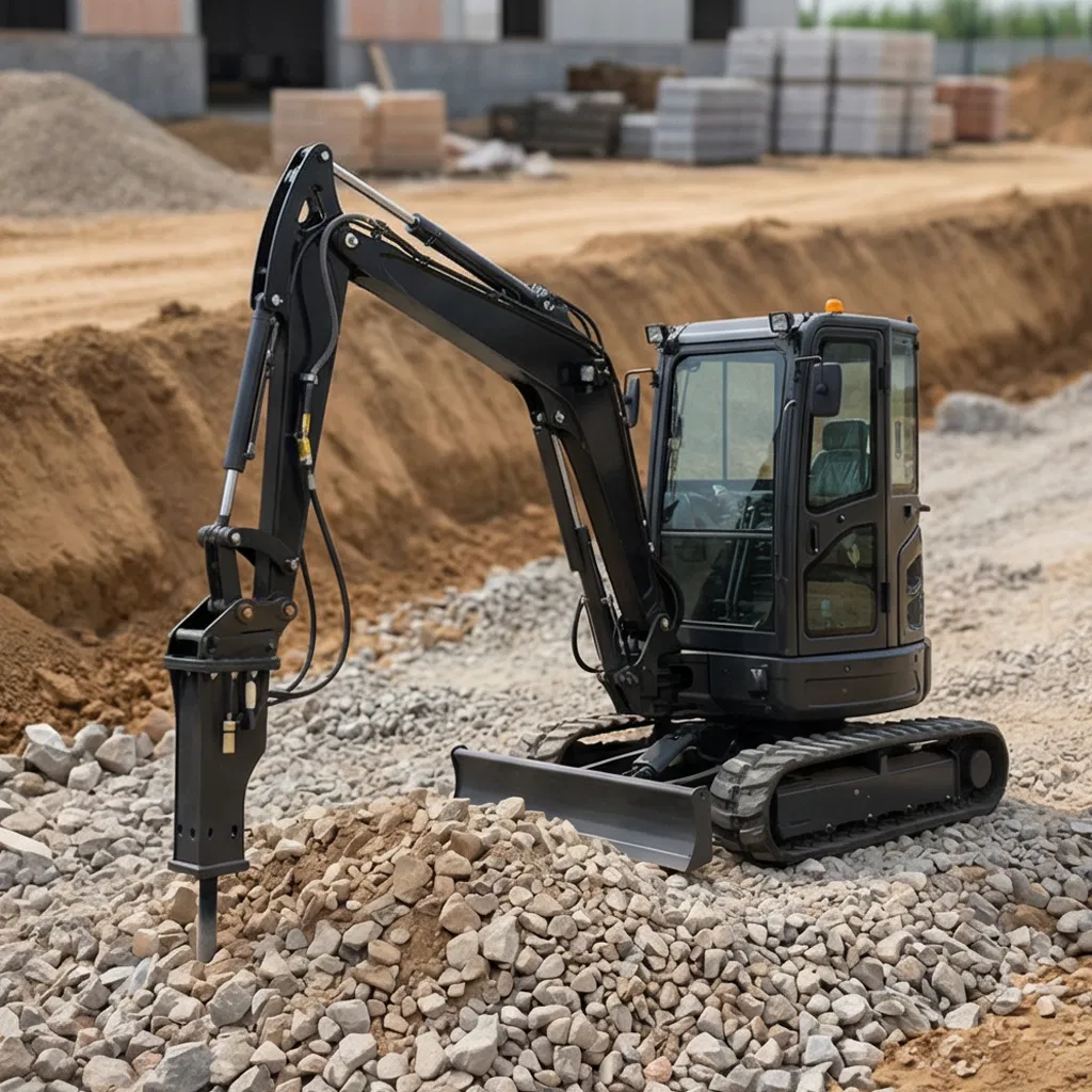Nuevo Equipo de Construcción 3 8 Tonelada Mini Excavadora Compacta con Accesorios Versátiles