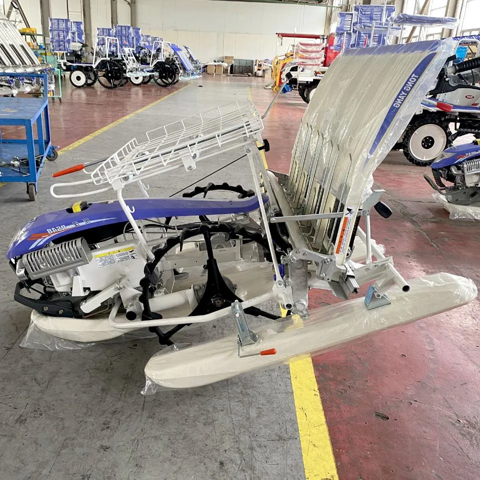 Gran Calidad 2.4 Kw Diesel 6 Filas Eficiente Transplantador de Arroz Manual