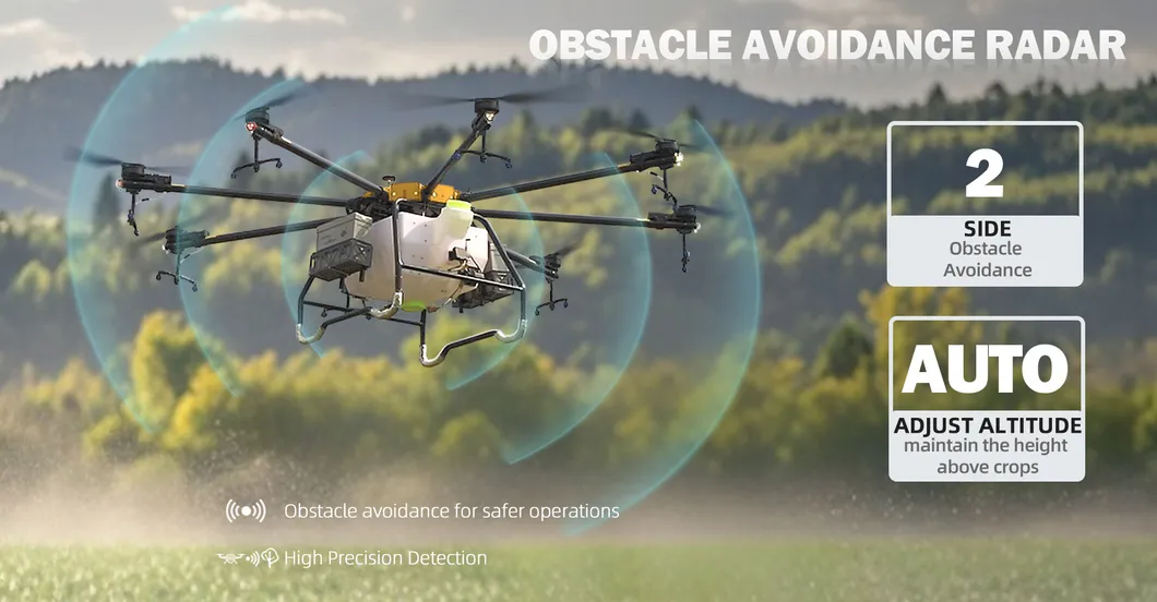 Sensores de radar y seguimiento de terreno