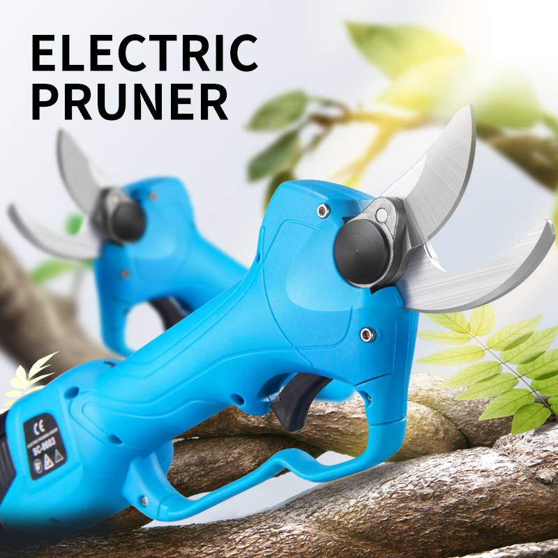 Podadora Eléctrica Suca Profesional 25mm Tijera Eléctrica para Poda de Frutas Podadora Eléctrica de Bypass Puede Ser Equipado con Barra de Extensión