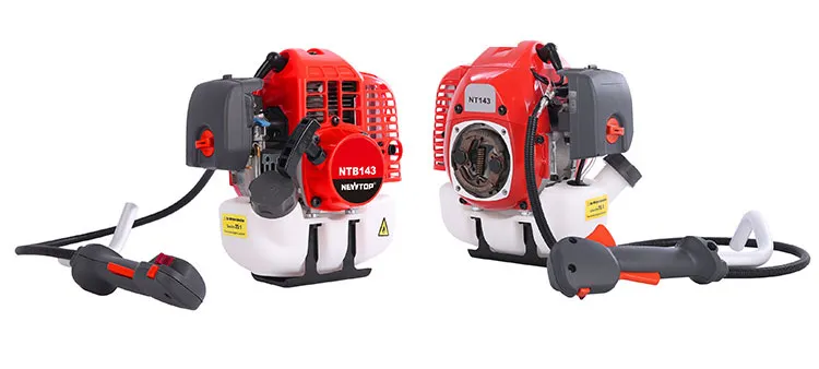 Cortadora de césped manual de empuje de alta calidad a gasolina 47.7cc 2 cultivador de dos tiempos