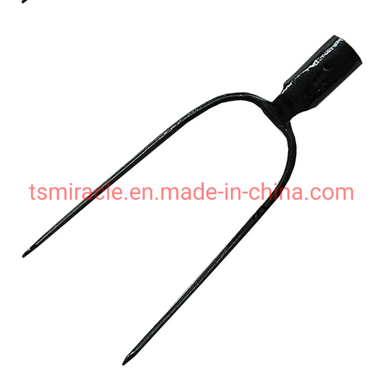 Tenedor de acero al carbono herramienta manual agrícola tenedor de jardín