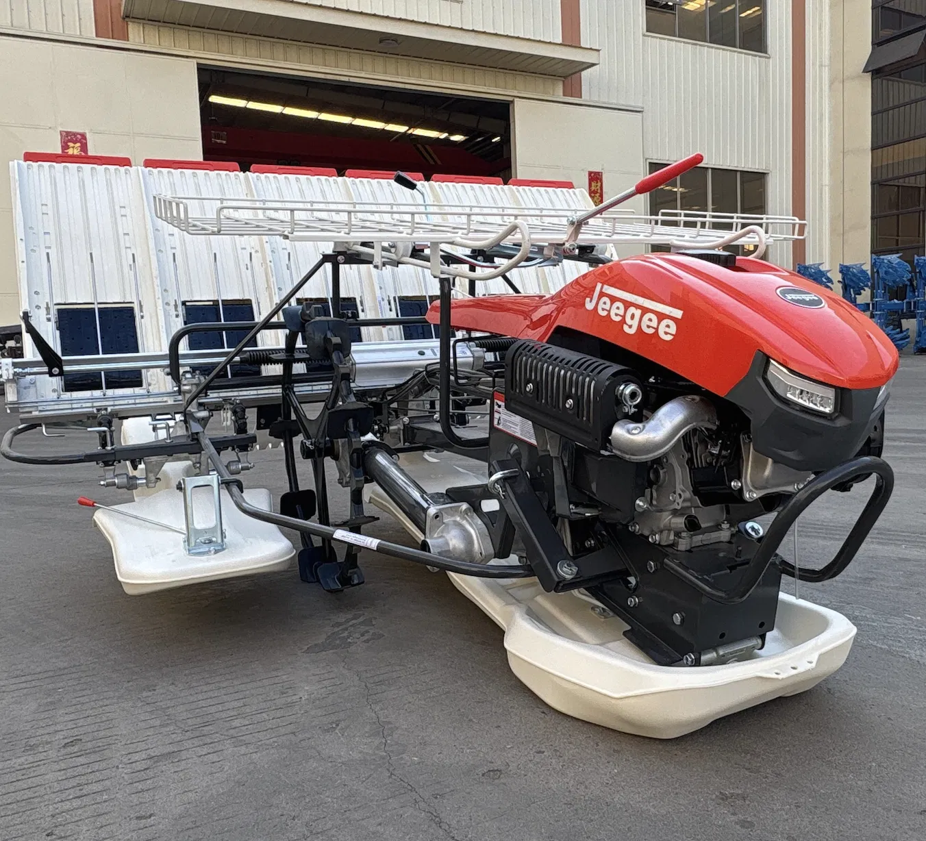 Transplantador de Arroz Eléctrico Mini Avanzado 6-Row para Agricultura Eficiente