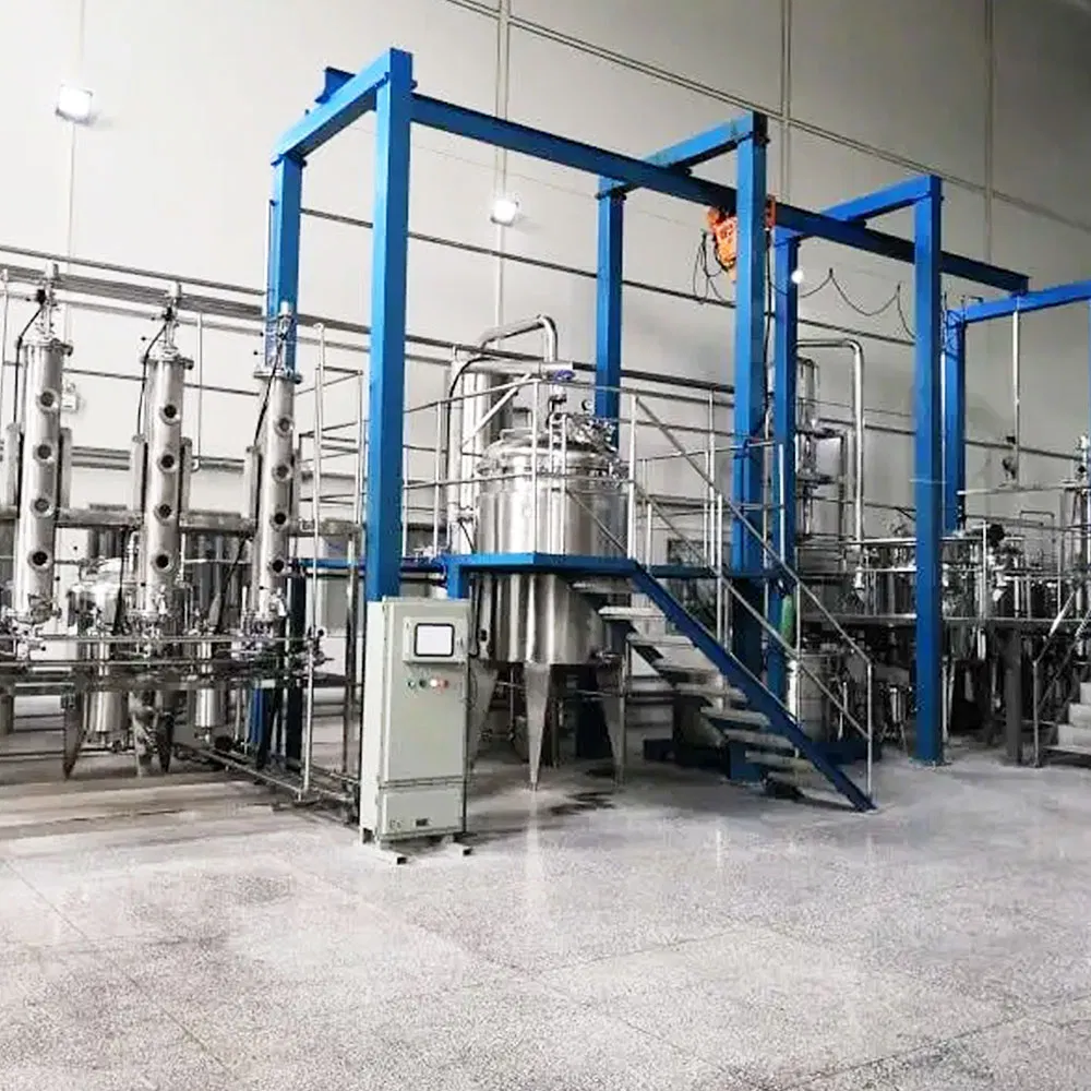 Línea de producción de extractores de aceite esencial de hierbas de acero inoxidable de grado industrial para canela