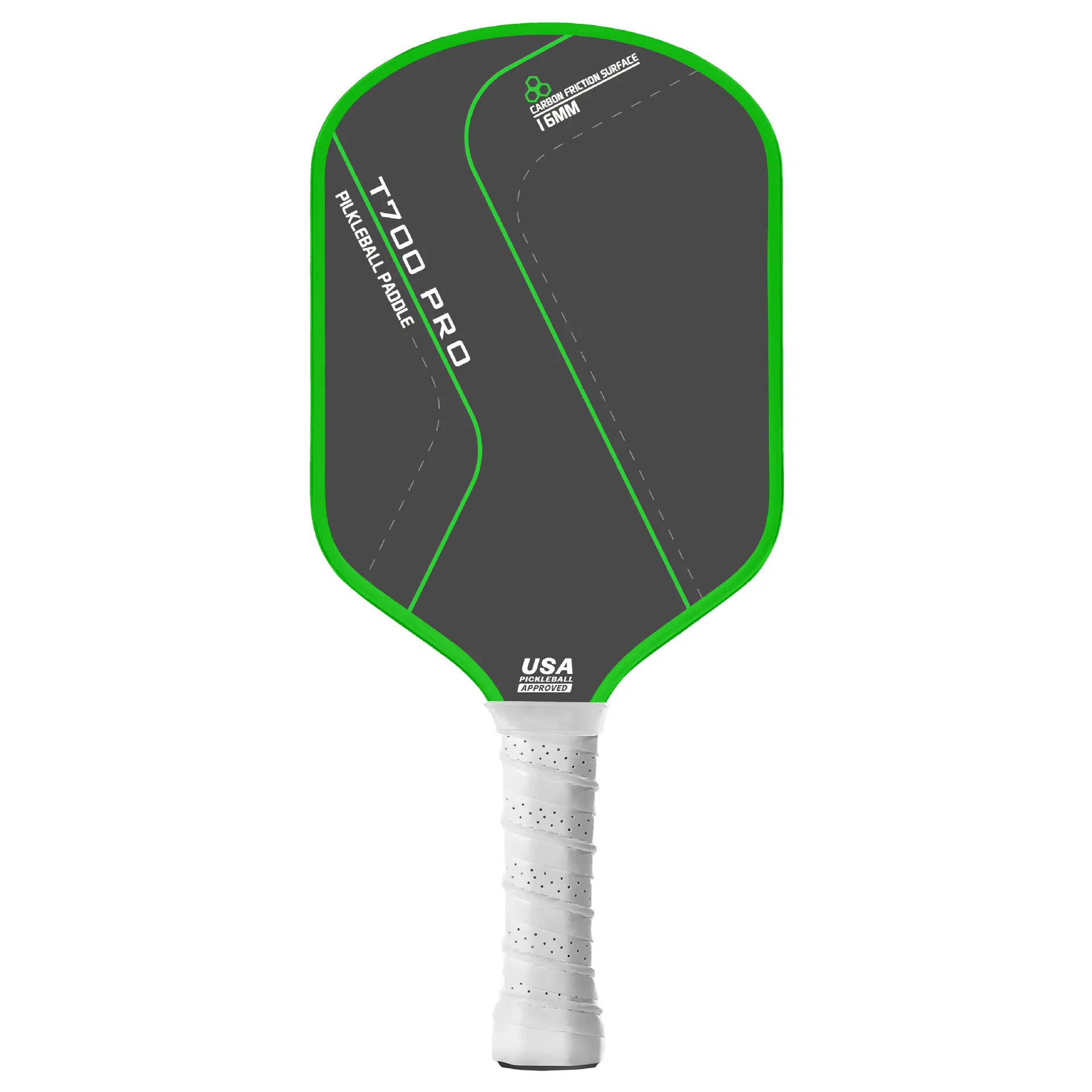 Proceso de Moldeo Integrado por Prensa Caliente con Fibra de Vidrio y Pintura Metálica para Pala de Pickleball