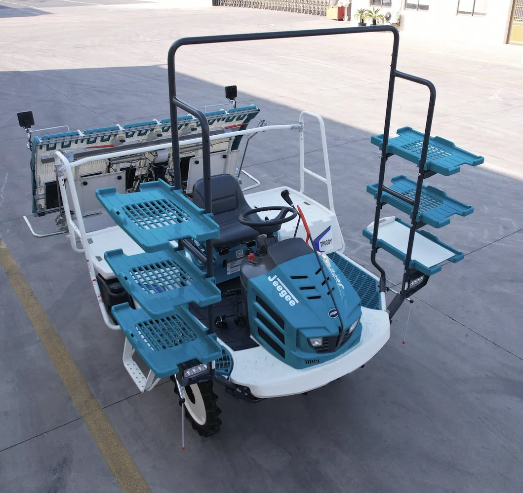 Transplantadora de arroz mini duradera de caminar para necesidades de agricultura a gran escala