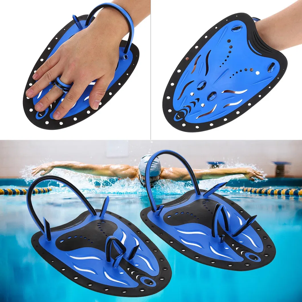 Aletas de natación ajustables de tamaño universal, diseño ergonómico para adultos y niños, equipo de entrenamiento de natación, palas