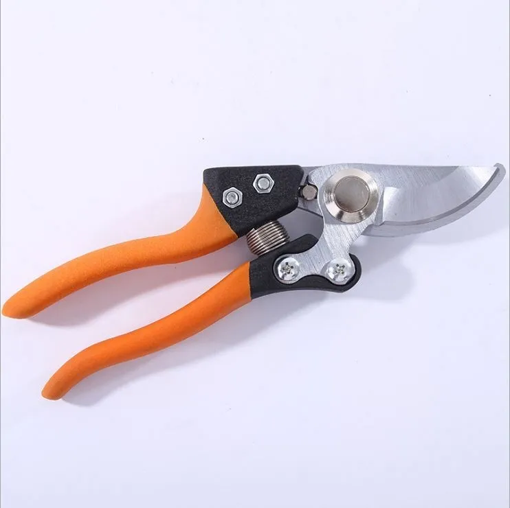 Tijeras de podar de bypass de acero al carbono de alta calidad con mango de PVC para podar