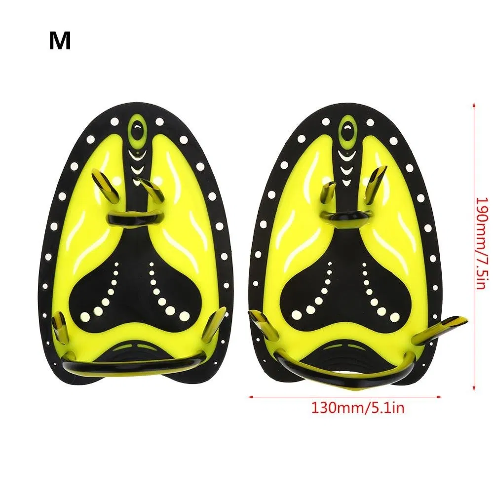Aletas de natación ajustables de tamaño universal, diseño ergonómico para adultos y niños, equipo de entrenamiento de natación, palas