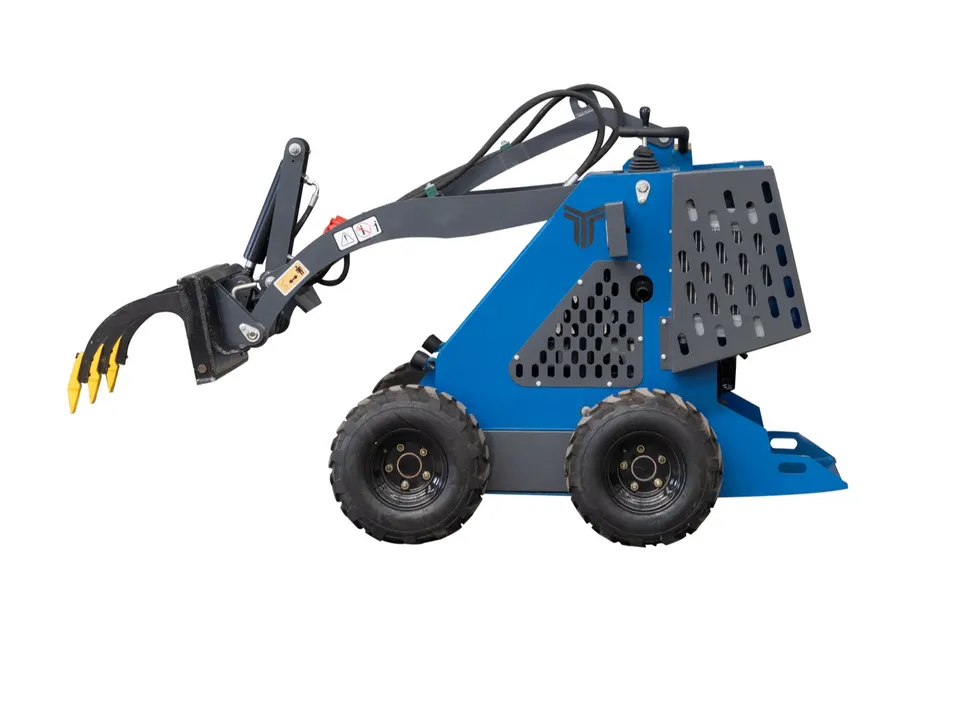 Cargadora de ruedas mini skid steer duradera Bdw14 para renovación de plaza comercial