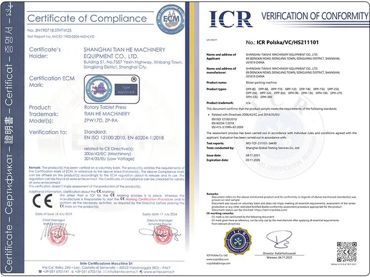 Certificación Estándar Internacional