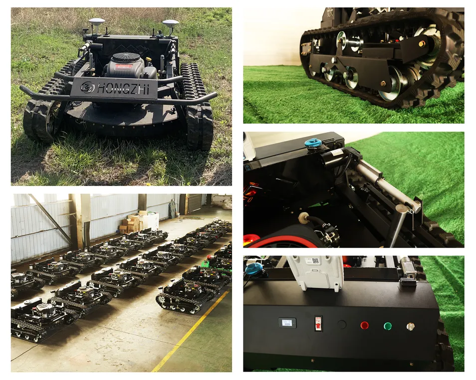 Detalle del motor de la cortadora