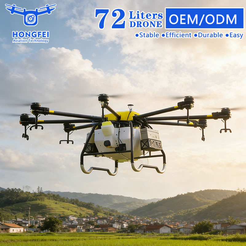 72L Drones Agrícolas de Gran Capacidad para Pulverización de Pesticidas e Insecticidas en Huertos de Cítricos y Riego Agrícola Precio