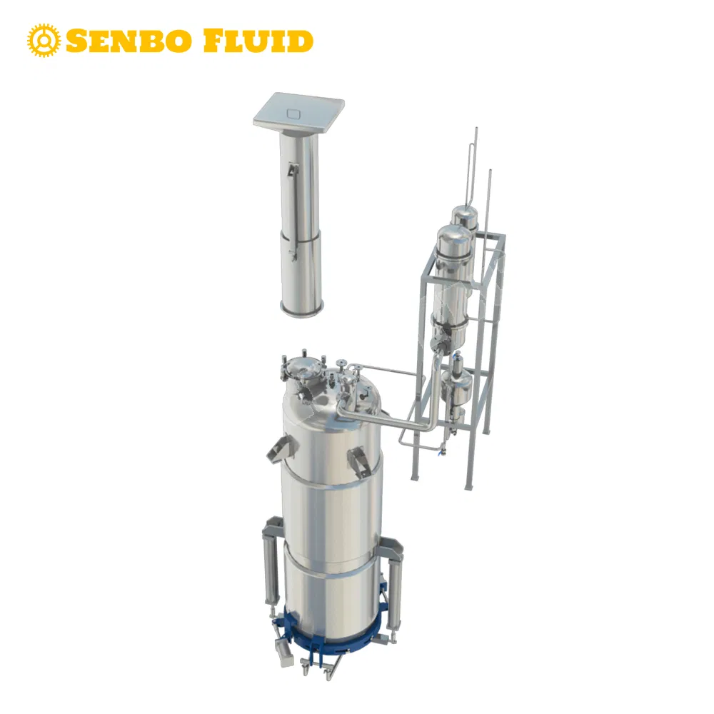 Extractor de alimentos y bebidas de grado para la extracción de café natural, té, hojas, flores