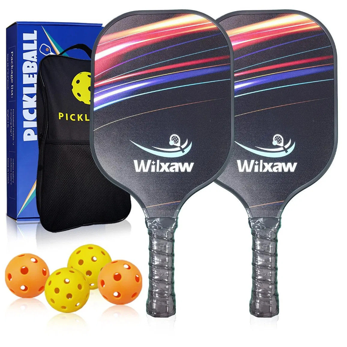 Pala de pickleball de carbono recubierta de cerámica con núcleo de panal de PP