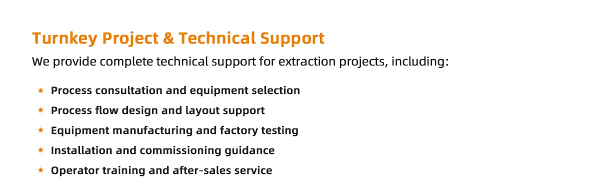 Extractor industrial de acero inoxidable para el procesamiento de hierbas leñosas duras de higuera con alta eficiencia y ahorro de energía