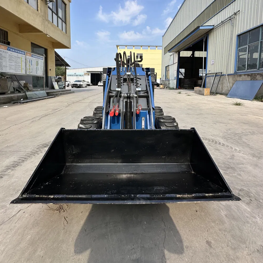 Cargadora de ruedas mini skid steer duradera Bdw14 para renovación de plaza comercial