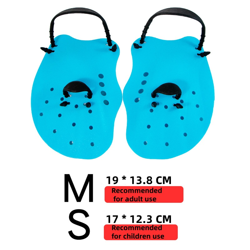 Gloffie Profesional Ajustable Diseño Óptimo de Silicona para Todos los Nadadores Palas de Natación