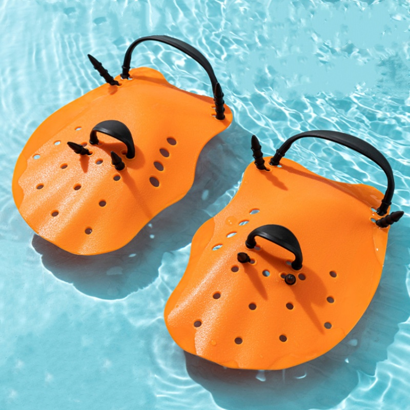 Gloffie Profesional Ajustable Diseño Óptimo de Silicona para Todos los Nadadores Palas de Natación