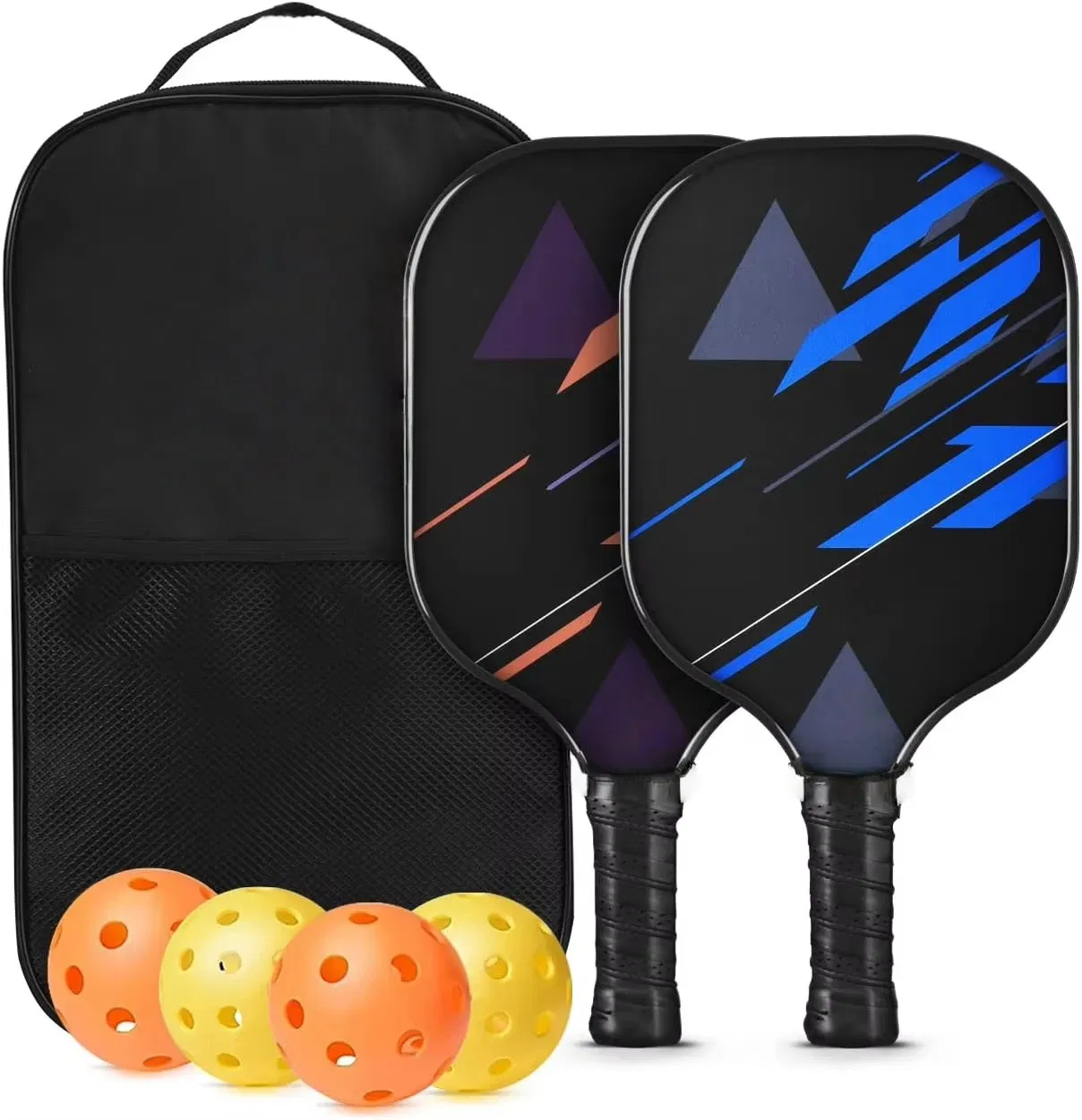 Fabricante de raquetas de pickpocket Anxspin suministra logotipo personalizado y muestra de raqueta de pickpocket de carbono OEM, conjunto de palas de pickleball deportivas