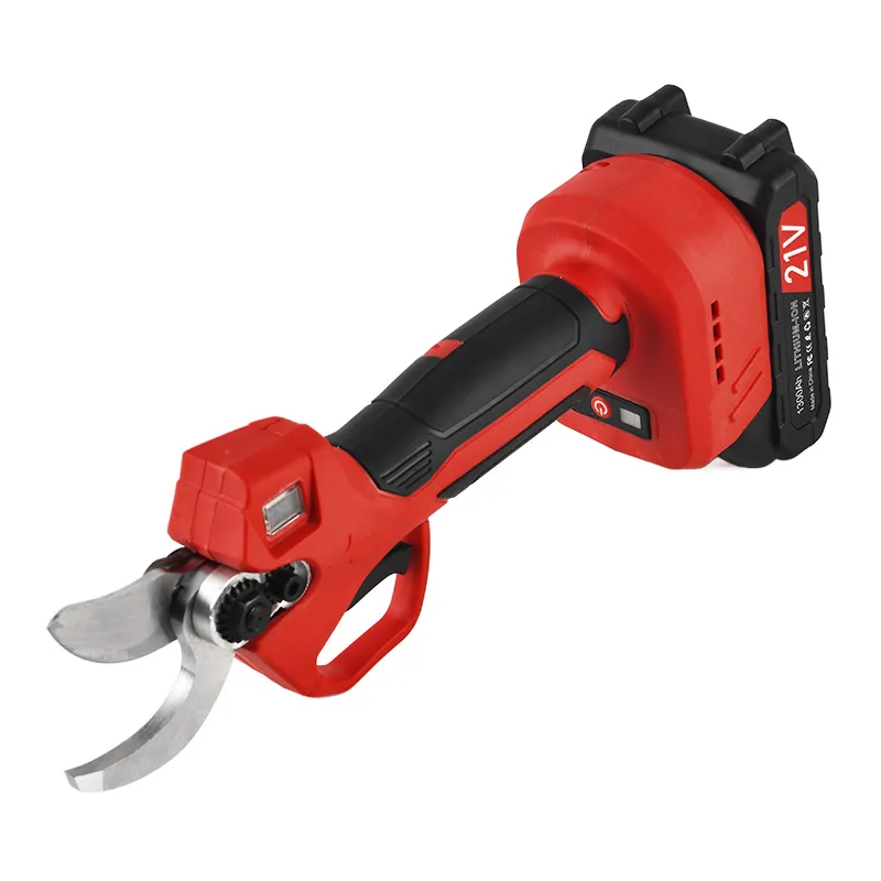 21V Herramienta de Jardinería Amigable con Batería de Litio Podadora Eléctrica Tijeras de Poda Inalámbricas