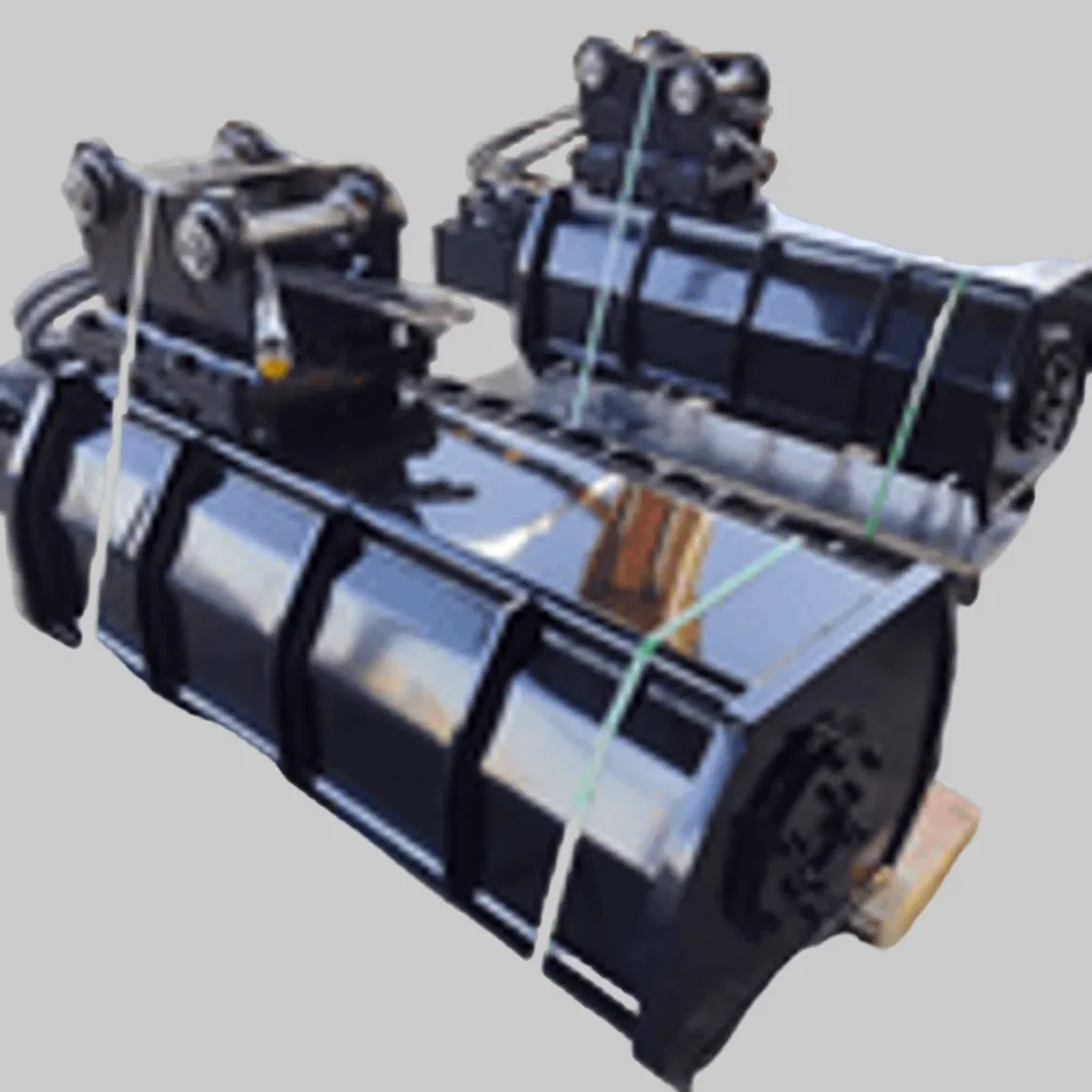 Cortadora de cepillo compatible con excavadora de brazo telescópico para poda de gran altura
