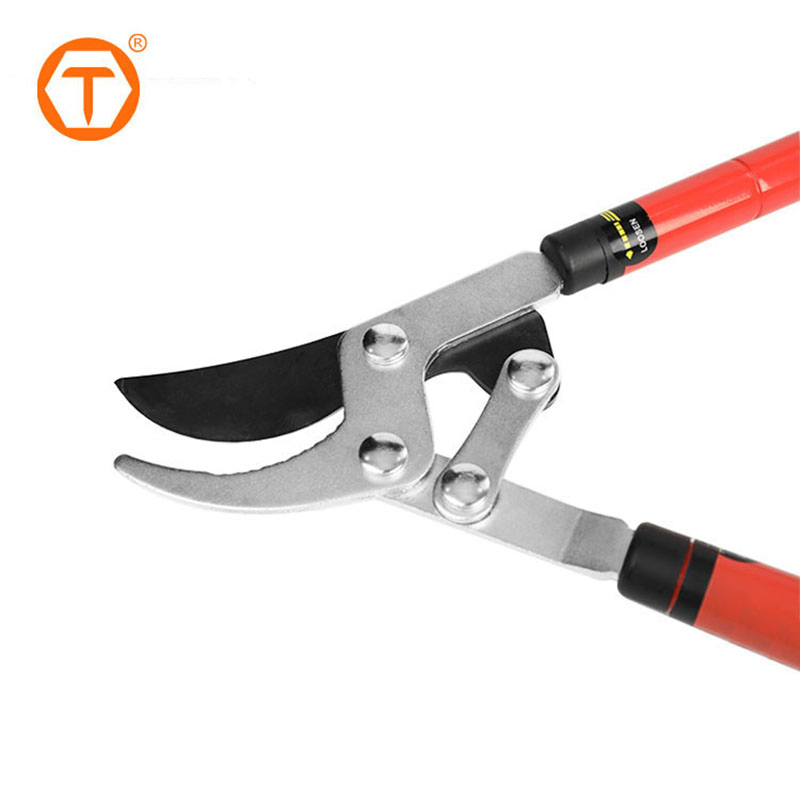 Herramientas de corte de ramas de árbol con mango telescópico, cortadora de ramas extensible, tijeras de podar, lopper de bypass para jardinería
