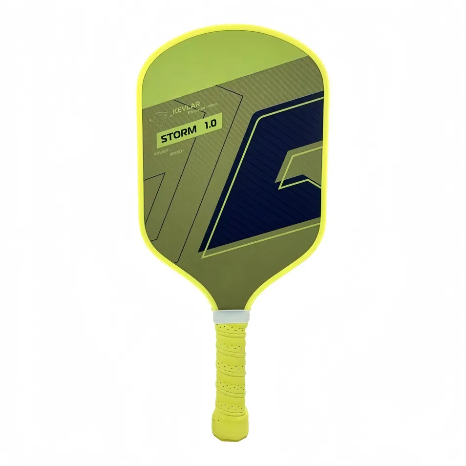 Pala de pickleball con grafito termoformado y kevlar, construcción duradera de alto rendimiento para un juego preciso