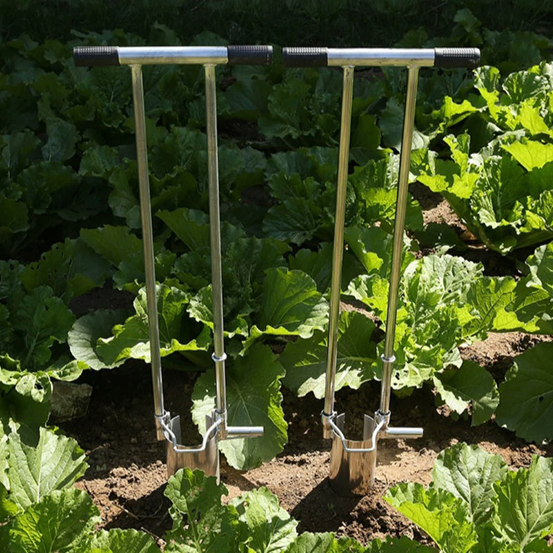 Ym-D7.5 Transplantador de Acero Inoxidable y Herramienta de Trasplante para Plántulas Recientemente Desenterradas