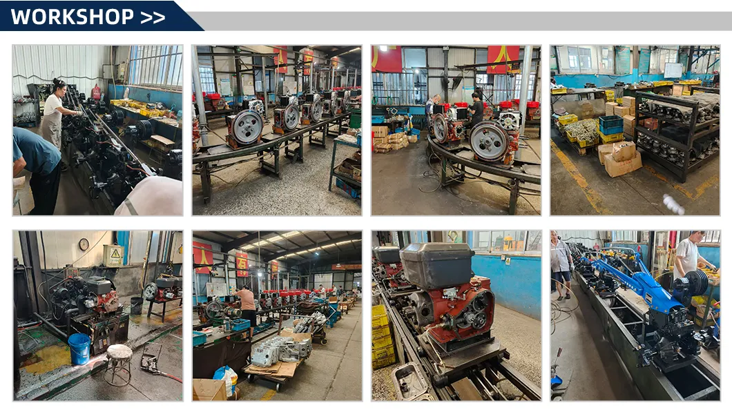 Rastrillo plano de alta eficiencia y resistente para tractor guiado a mano