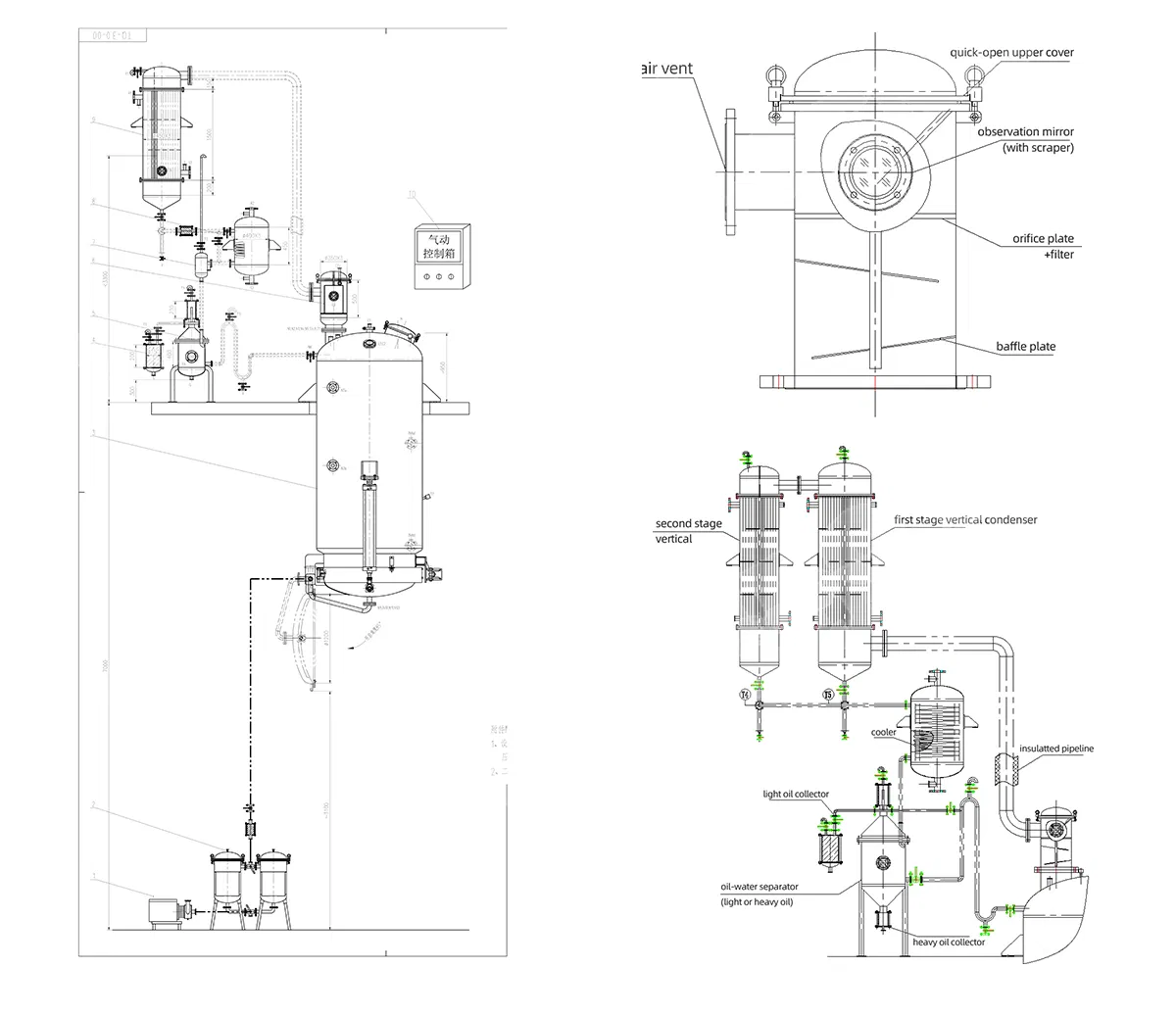 Línea de producción de extractores de aceite esencial de hierbas de acero inoxidable de grado industrial para canela