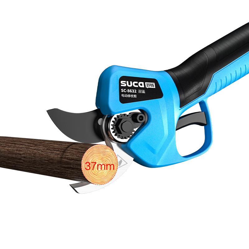 Suca Sc-8632 37mm Podadora de Árboles a Batería Mejor Tijera de Jardín Tijeras de Podar Eléctricas