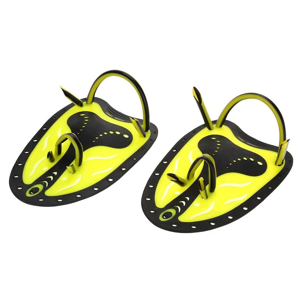 Aletas de natación ajustables de tamaño universal, diseño ergonómico para adultos y niños, equipo de entrenamiento de natación, palas