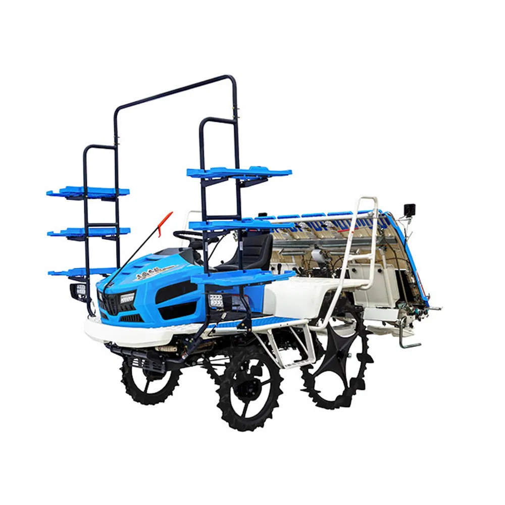 Máquina Agrícola de Alta Fiabilidad de Alta Velocidad para la Siembra de Plántulas de Arroz en Filas 6/8