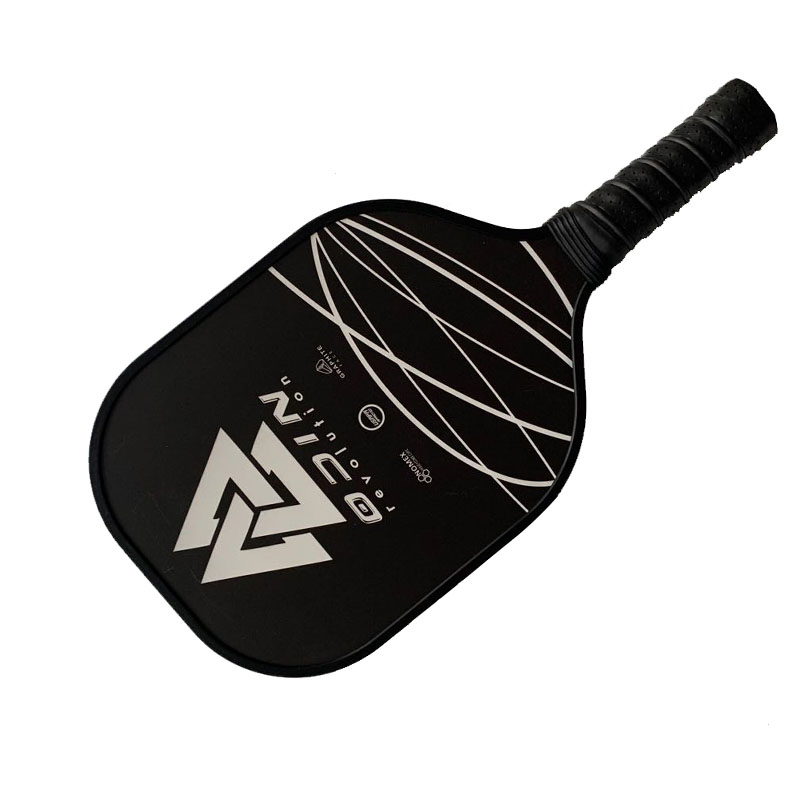 Pala de pickleball Uniker de carbono completo con superficie de PTFE y agarre de confort acolchado