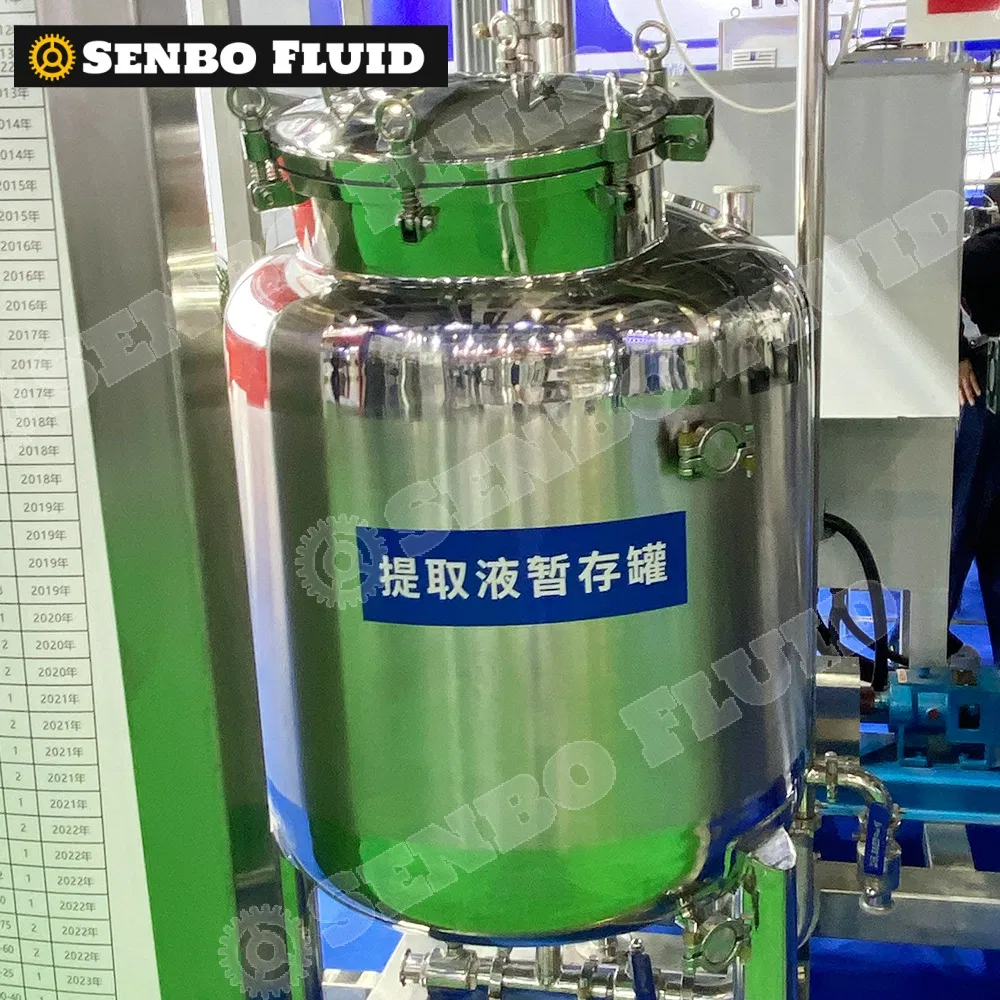Extractor continuo de sólidos y líquidos por contracorriente de flujo plug GMP